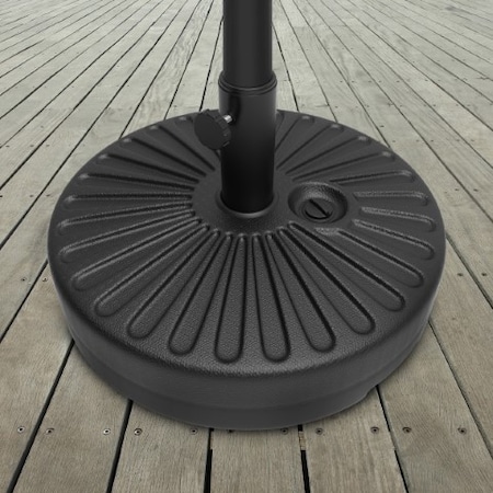 Nature Spring 50lb Patio Umbrella Base, Black